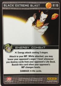 dragonball z perfection black extreme blast foil