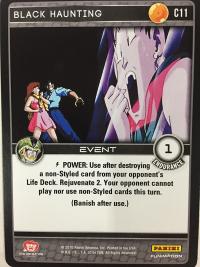 dragonball z perfection black haunting foil