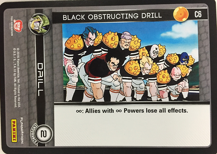 Black Obstructing Drill