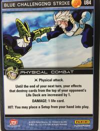 dragonball z perfection blue challenging strike foil