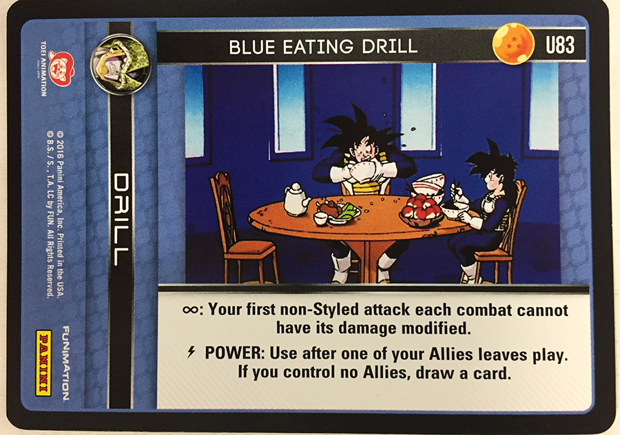 Blue Eating Drill