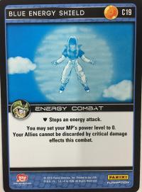 dragonball z perfection blue energy shield foil