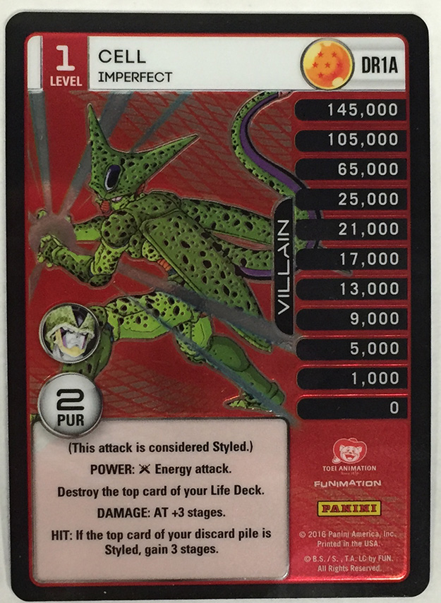 Cell, Imperfect DR1A (HI TECH FOIL)