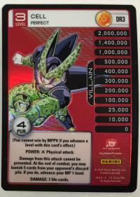 dragonball z perfection cell perfect dr3 rainbow prizm