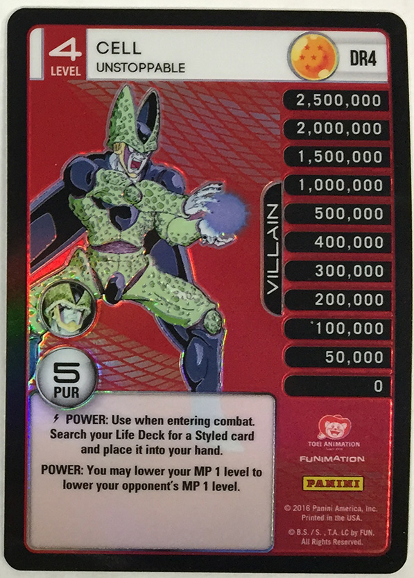 Cell, Unstoppable DR4 (RAINBOW PRIZM)
