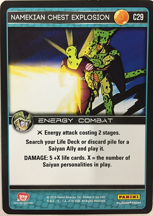 Namekian Chest Explosion (FOIL)