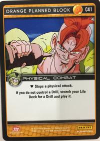 dragonball z perfection orange planned block foil