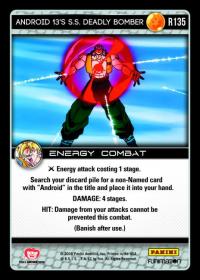 dragonball z vengeance android 13 s s s deadly bomber foil