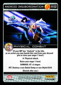 dragonball z vengeance android insubordination foil