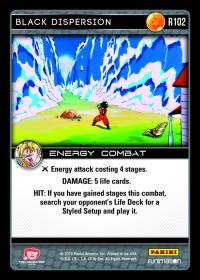 dragonball z vengeance black dispersion foil