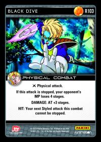 dragonball z vengeance black dive foil