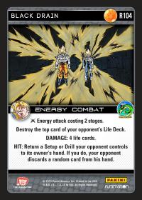 dragonball z vengeance black drain foil