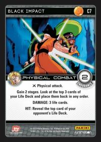 dragonball z vengeance black impact foil