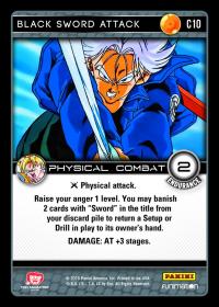 dragonball z vengeance black sword attack foil