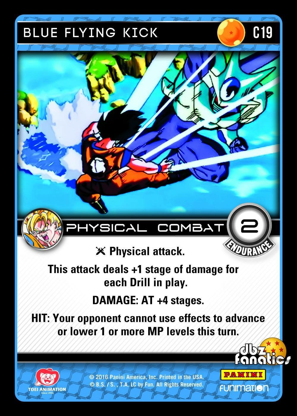 Blue Flying Kick (FOIL)