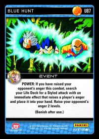 dragonball z vengeance blue hunt foil