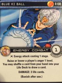 dragonball z vengeance blue ki ball foil