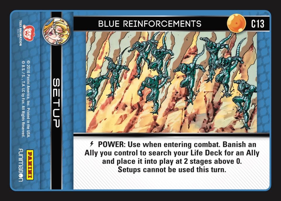 Blue Reinforcements