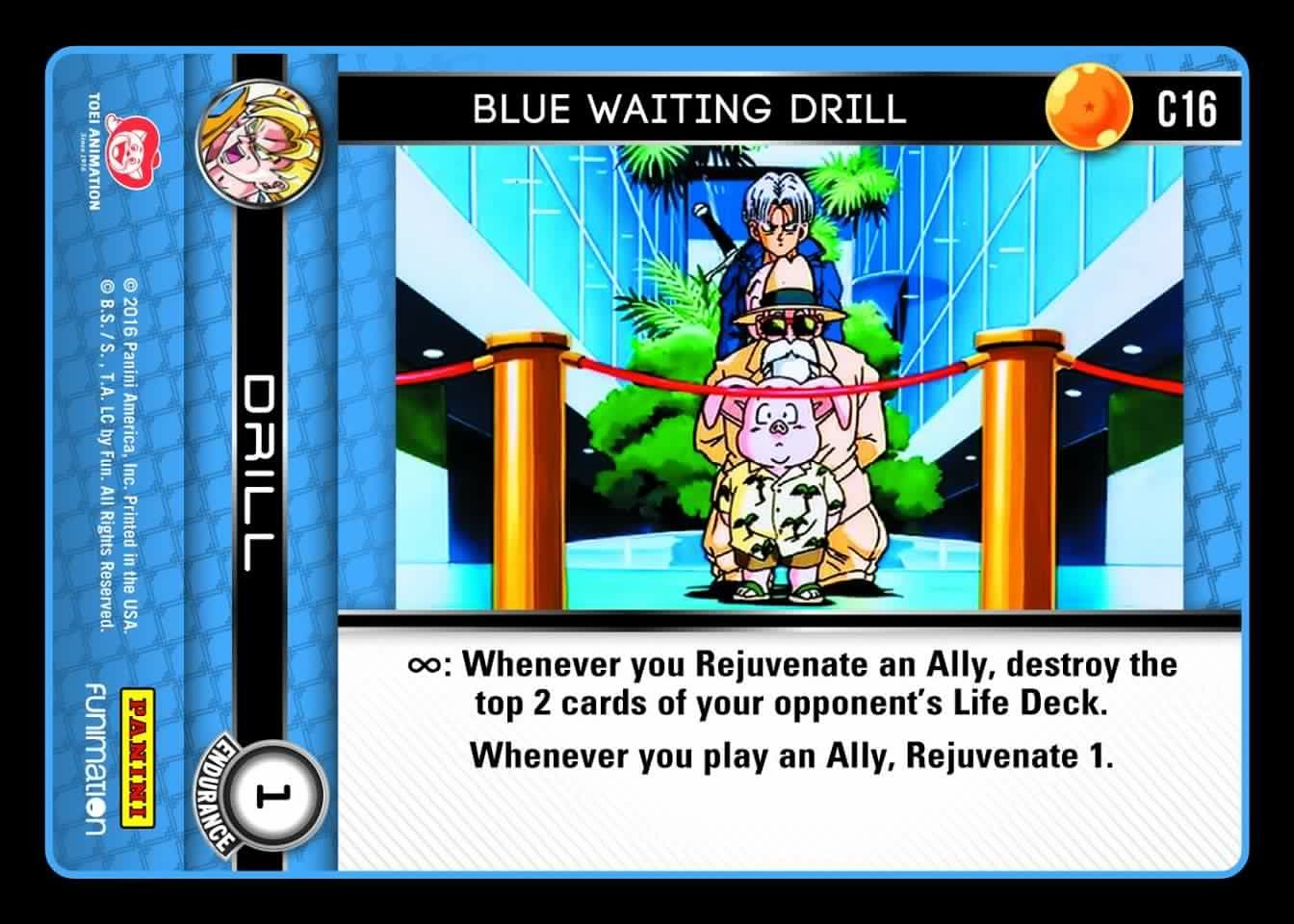 Blue Waiting Drill (FOIL)