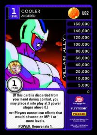 dragonball z vengeance cooler angered foil