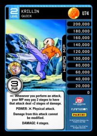 dragonball z vengeance krillin quick foil