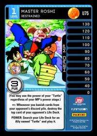 dragonball z vengeance master roshi restrained foil