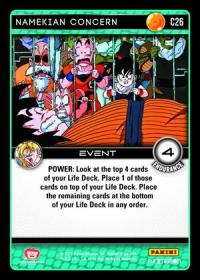 dragonball z vengeance namekian concern foil