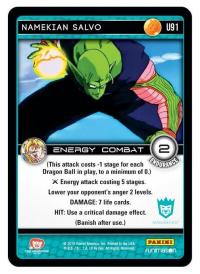 dragonball z vengeance namekian salvo foil