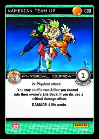 dragonball z vengeance namekian team up foil