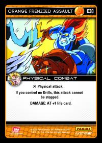 dragonball z vengeance orange frenzied assault foil