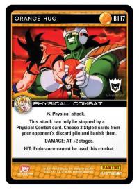 dragonball z vengeance orange hug foil