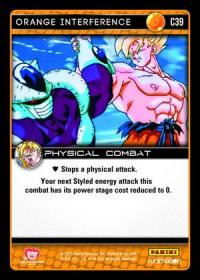 dragonball z vengeance orange interference foil