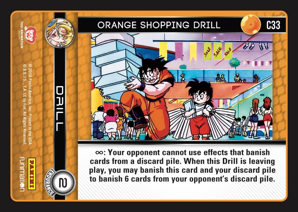Orange Shopping Drill (FOIL)