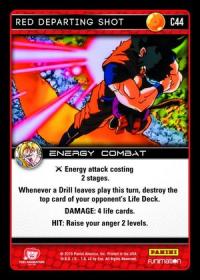 dragonball z vengeance red departing shot foil