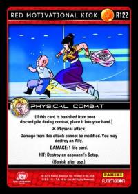 dragonball z vengeance red motivational kick