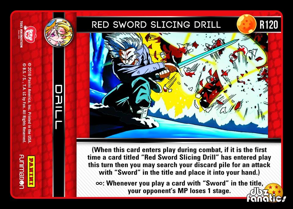 Red Sword Slicing Drill (FOIL)