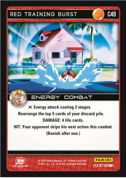 Red Training Burst (FOIL)