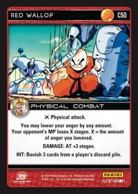 dragonball z vengeance red wallop foil