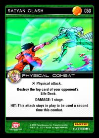 dragonball z vengeance saiyan clash foil