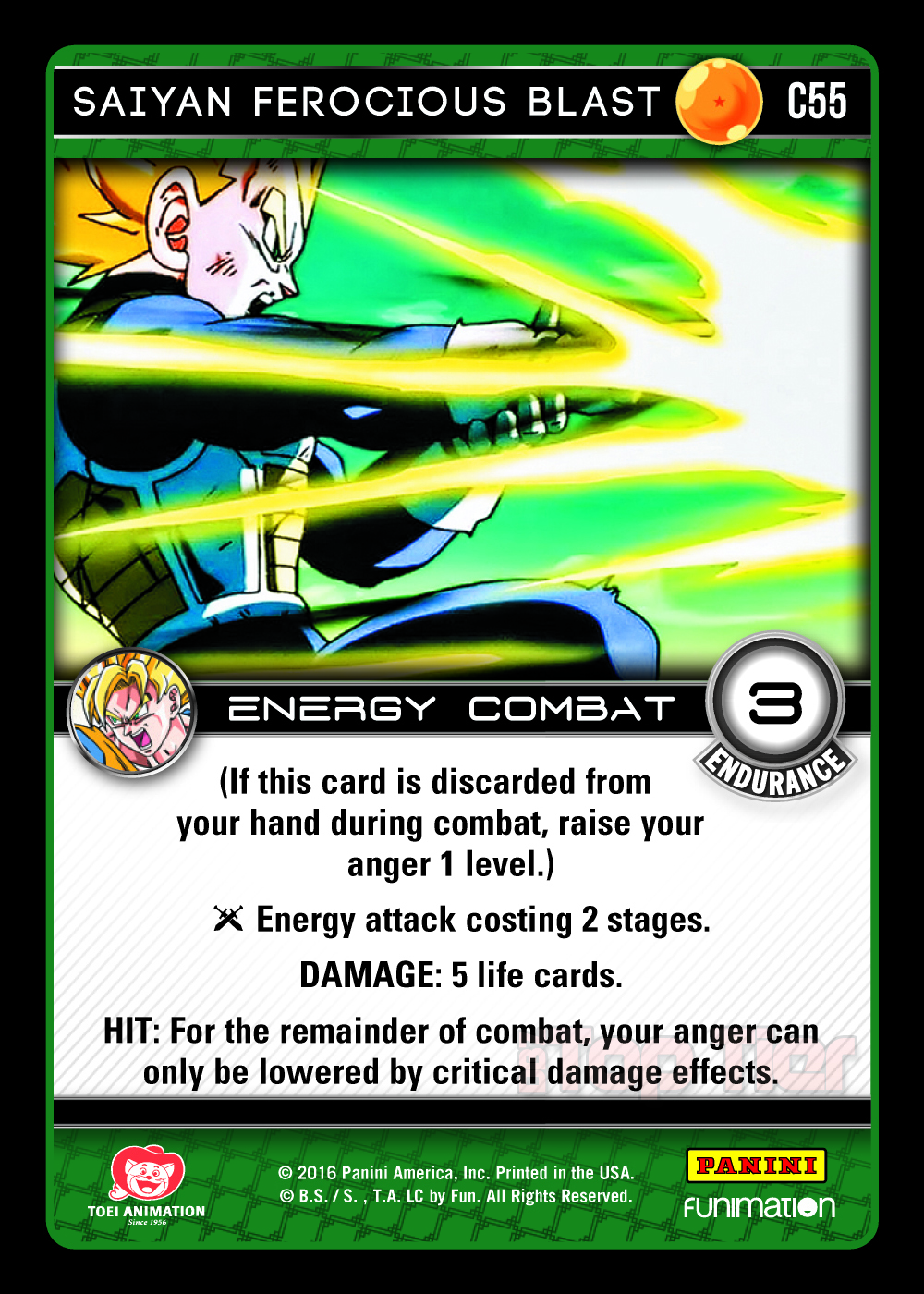 Saiyan Ferocious Blast (FOIL)