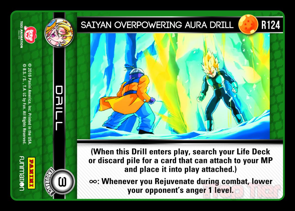 Saiyan Overpowering Aura Drill (FOIL)