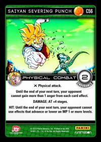 dragonball z vengeance saiyan severing punch foil