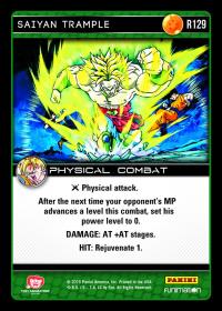 dragonball z vengeance saiyan trample foil