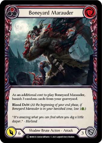 Boneyard Marauder (Red) - MON