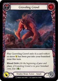 flesh and blood 4monarch graveling growl red mon