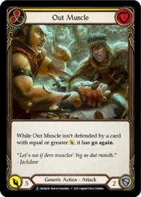 flesh and blood 4monarch out muscle yellow mon