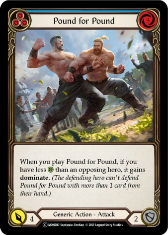 Pound for Pound (Blue) - MON