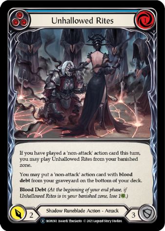 Unhallowed Rites (Blue) - MON