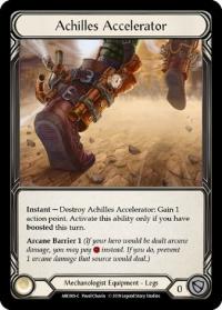 flesh and blood arcane rising 1st edition achilles accelerator arc005 1st edition foil