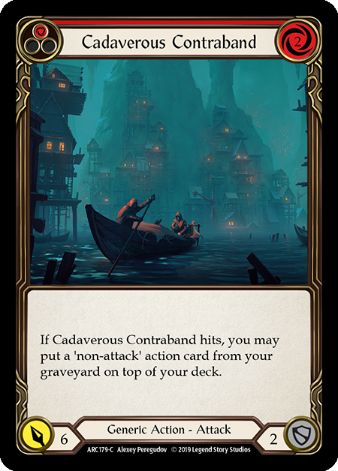 Cadaverous Contraband (Red) - ARC179 - 1st edition Foil